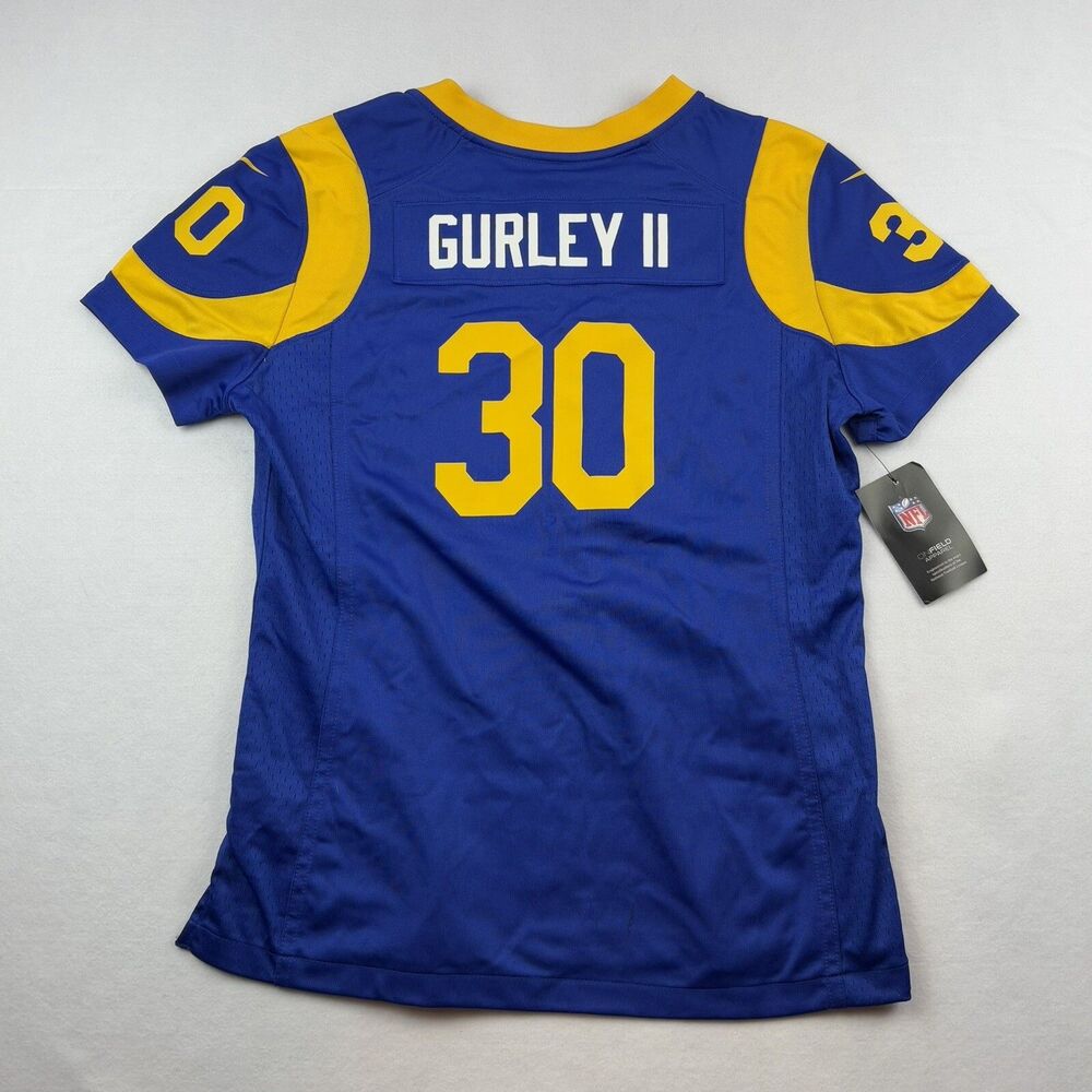 LA Rams NFL Nike On Field Todd Gurley II #30 Jersey Womens M Blue NWT